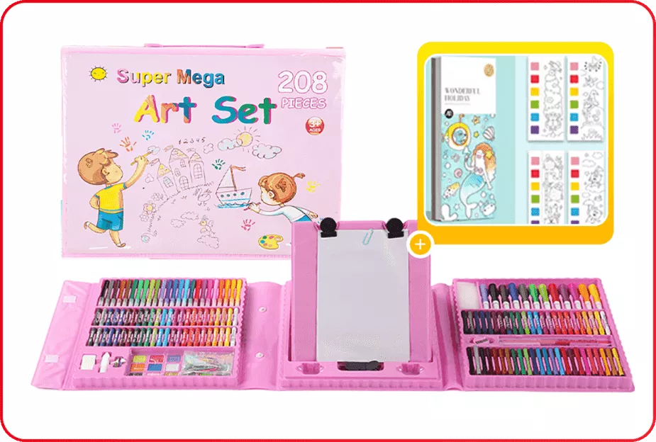 💗Promotion exceptionnelle : 50 % de réduction💗Coffret créatif artistique de luxe 6 en 1🎁Le meilleur cadeau pour les enfants