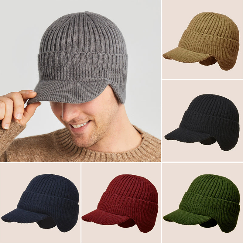 Cappello lavorato a maglia con protezione per le orecchie calda elastica da equitazione all'aperto