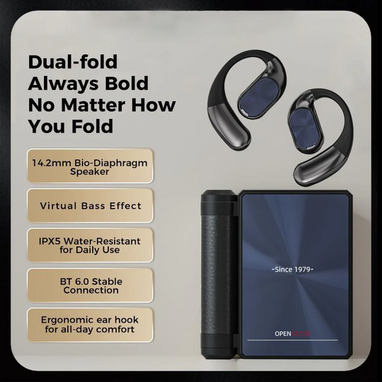 Limited-time offer: 50% off  Wireless noise-canceling earbuds with Bluetooth 6.0 , ultra-long battery life of 145 hours , IPX5 waterproof rating for sports