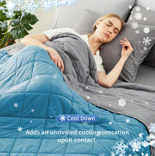 🥳2026 HOT SALE🥳❄️ 50% OFF! Cooling Comforter – Dual‑sided, Q‑Max≥0.4 fabric. One side cools, one side breathes. Sleep sweat‑free! 🌙✨