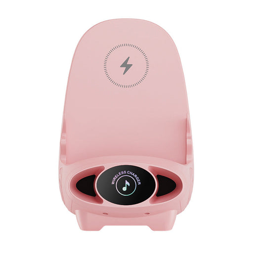 🥳2026 HOT SALE🥳💞50K+ SOLD! 📱 Mini Chair Phone Holder with Wireless Charger - 15W Fast Charging, Adjustable Viewing Angles for Desk/Car/Home Use ⚡✨