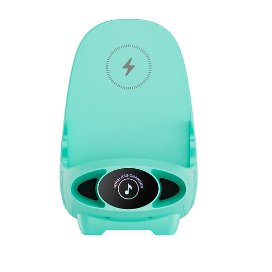 🥳2026 HOT SALE🥳💞50K+ SOLD! 📱 Mini Chair Phone Holder with Wireless Charger - 15W Fast Charging, Adjustable Viewing Angles for Desk/Car/Home Use ⚡✨