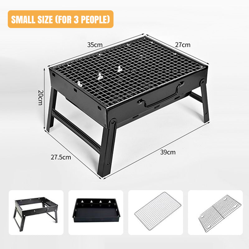 🔥Drawer Type Foldable Portable BBQ Grill with Stand