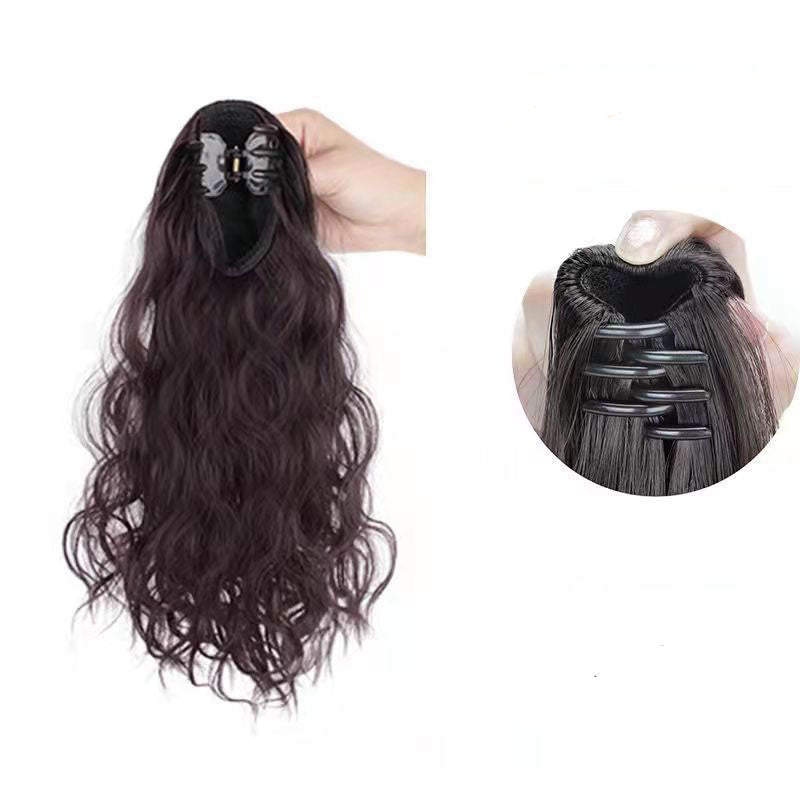 💜 LAST DAY PROMOTION 💜Curly Wig High Ponytail with claw clip