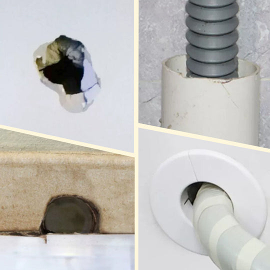 🥳2026 HOT SALE🔧🏠 Waterproof Sealant Putty – Seals cracks, aircon holes & pipe gaps. Soft & moldable – DIY repair made easy! 💪✨