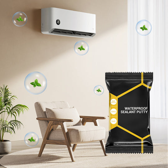 🥳2026 HOT SALE🔧🏠 Waterproof Sealant Putty – Seals cracks, aircon holes & pipe gaps. Soft & moldable – DIY repair made easy! 💪✨