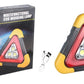 3-IN-1 Solar Emergency Triangle Warning Light at the Roadside