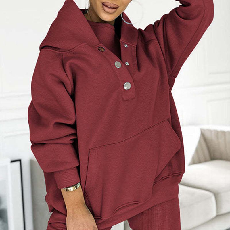 👚 60% KORTING + BEPERKTE VOORRAAD! 💜 Sweatshirtpak met capuchon - Ultrazachte stof met een relaxte pasvorm voor thuis of als sportkleding, sneldrogend. &  Comfortabel 🏃‍♀️📦