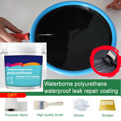 ✨ Polyurethane Waterproof Coating - Eco-Friendly Leak Repair Solution for Roofs & Walls with Long-Lasting Protection