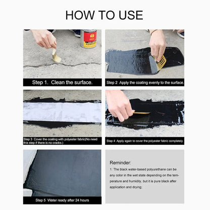 ✨ Polyurethane Waterproof Coating - Eco-Friendly Leak Repair Solution for Roofs & Walls with Long-Lasting Protection