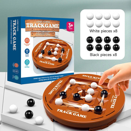 🔥HOT SALE 50%OFF♟️🌀Logic Chess Track Game Set, perfect for 2-4 players, offering fun-filled family game night entertainment✨💫