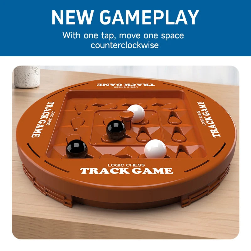 🔥HOT SALE 50%OFF♟️🌀Logic Chess Track Game Set, perfect for 2-4 players, offering fun-filled family game night entertainment✨💫