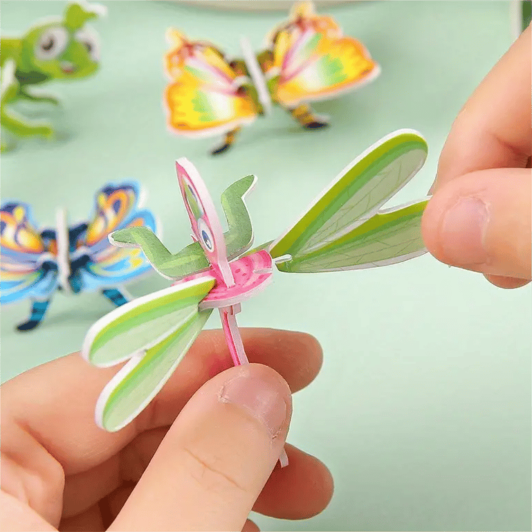 🧩 VÁNOČNÍ NABÍDKA 50% SLEVA! ✨ Erzieherisches 3D-Cartoon-Puzzle - 57-teilig mit leuchtenden Farben für kreatives Lernen bei Kindern 🎨👧