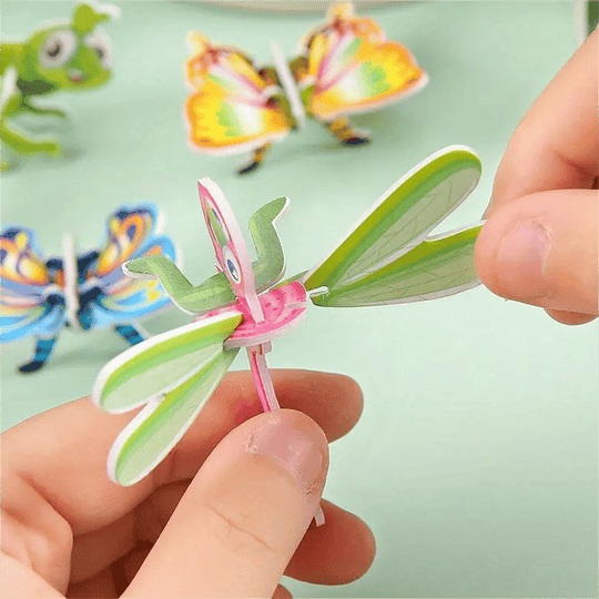 🧩 VÁNOČNÍ NABÍDKA 50% SLEVA! ✨ Erzieherisches 3D-Cartoon-Puzzle - 57-teilig mit leuchtenden Farben für kreatives Lernen bei Kindern 🎨👧