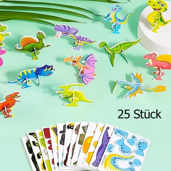 🧩 VÁNOČNÍ NABÍDKA 50% SLEVA! ✨ Erzieherisches 3D-Cartoon-Puzzle - 57-teilig mit leuchtenden Farben für kreatives Lernen bei Kindern 🎨👧