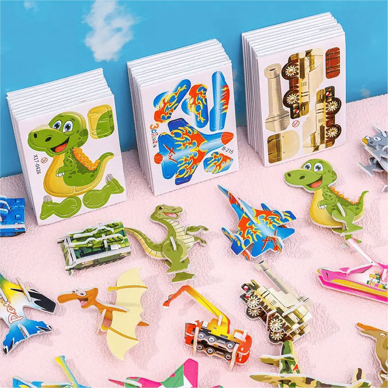 🧩 VÁNOČNÍ NABÍDKA 50% SLEVA! ✨ Erzieherisches 3D-Cartoon-Puzzle - 57-teilig mit leuchtenden Farben für kreatives Lernen bei Kindern 🎨👧