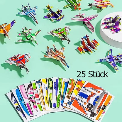 🧩 VÁNOČNÍ NABÍDKA 50% SLEVA! ✨ Erzieherisches 3D-Cartoon-Puzzle - 57-teilig mit leuchtenden Farben für kreatives Lernen bei Kindern 🎨👧