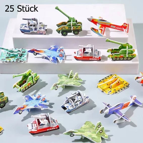 🧩 VÁNOČNÍ NABÍDKA 50% SLEVA! ✨ Erzieherisches 3D-Cartoon-Puzzle - 57-teilig mit leuchtenden Farben für kreatives Lernen bei Kindern 🎨👧