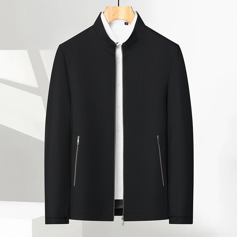 🧥 60% SLEVA NA ŽHAVÝ VÝPRODEJ! ✨ Pánská bunda se stojáčkem a zipem - moderní ležérní design s lehkostí a teplem pro každodenní styl ⚡🛒