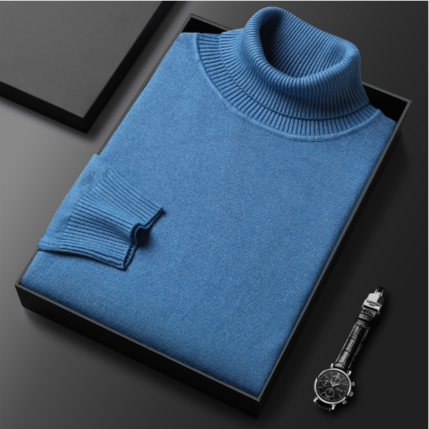 ⏳Black Friday Hot Sale!  ⏰Men's Solid Color Premium Turtleneck Sweater👔
