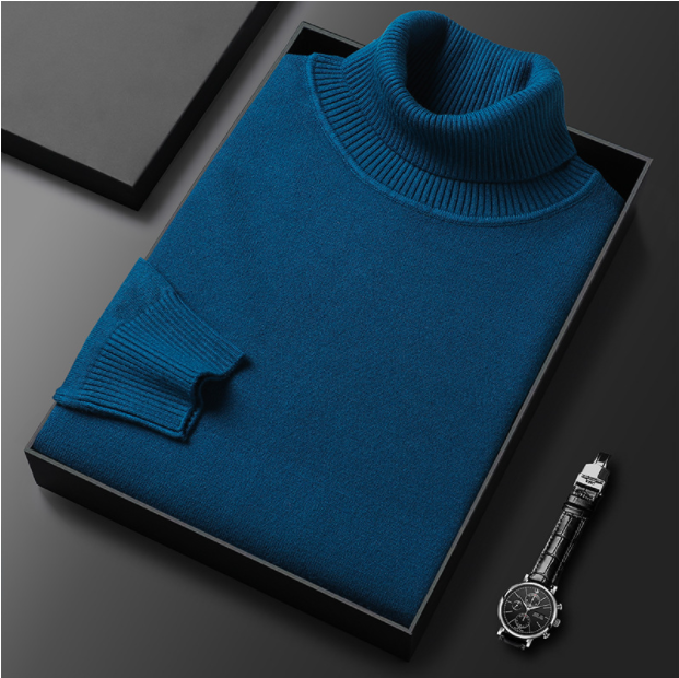 ⏳Black Friday Hot Sale!  ⏰Men's Solid Color Premium Turtleneck Sweater👔