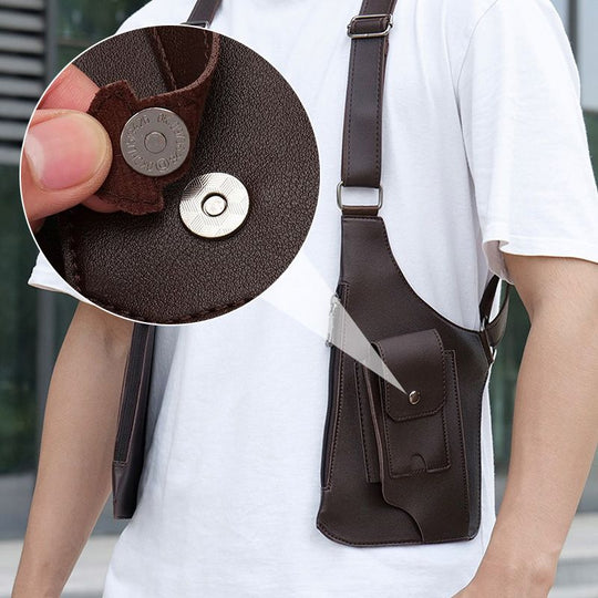 ⏳Limited-time 50% off⏰Double Shoulder Strap Multi-Pocket Outdoor Anti-Theft Tactical Bag💼
