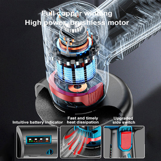 ⏳Limited-time 50% off⏰Mini Angle Grinder Without Brushes🧰