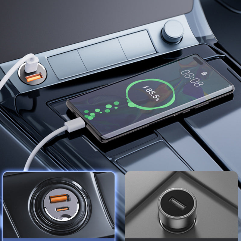 🔥Ultra-Fast Car Charger - Dual-Port PD & QC Fast Charging | Save More When You Buy More