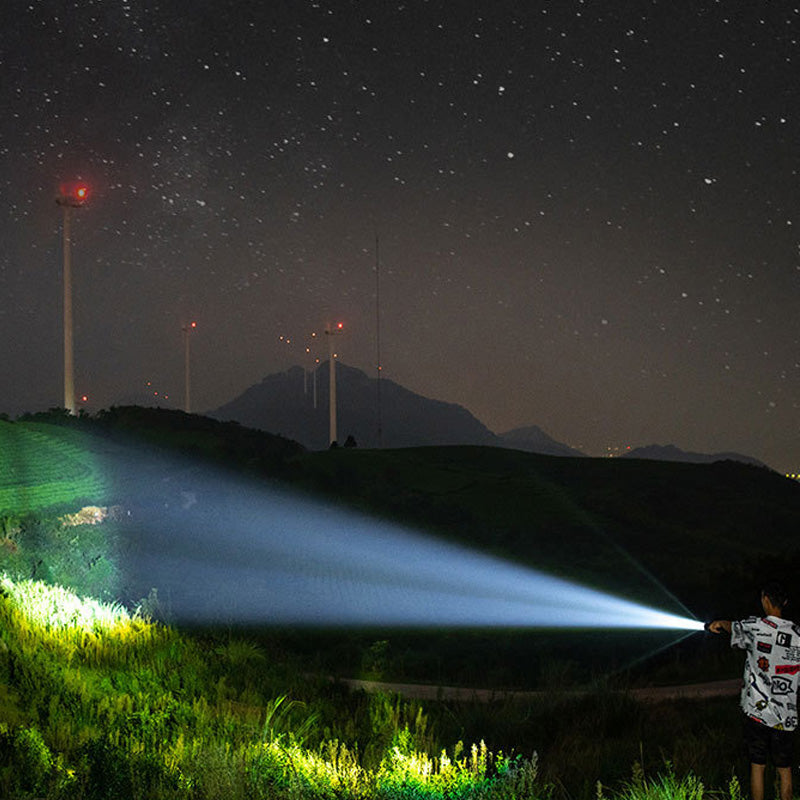 🔦 Φακός LED με ισχυρό φως | Μεγάλη προσφορά περιορισμένης διάρκειας - 50% έκπτωση | Δέσμη με δυνατότητα ζουμ &  Ρυθμιζόμενο μήκος | Επαναφορτιζόμενο για εξωτερικούς χώρους &  Χρήση έκτακτης ανάγκης 🚀✨