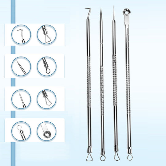 🔥Offre à durée limitée : 50 % de réduction🔥Kit d'outils extracteurs de points noirs en acier inoxydable