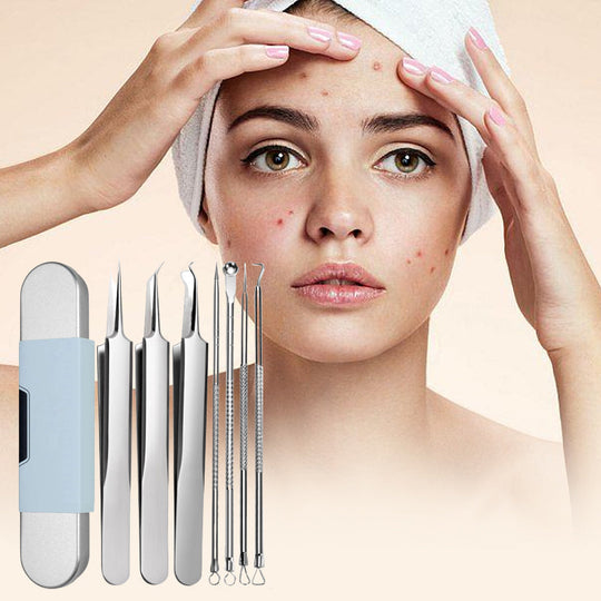 🔥Offre à durée limitée : 50 % de réduction🔥Kit d'outils extracteurs de points noirs en acier inoxydable