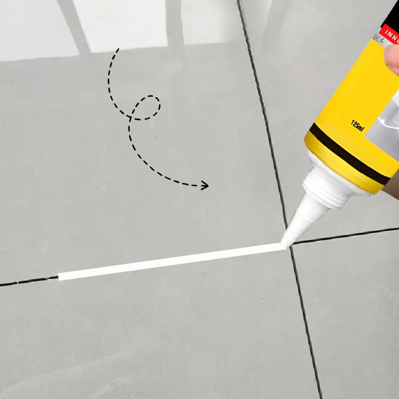 🧰 Wasserdichte weiße Dichtungsmasse mit Spachtel🔥All-in-One-Dichtstoff für Bad und Küche &  Fliesenfugen