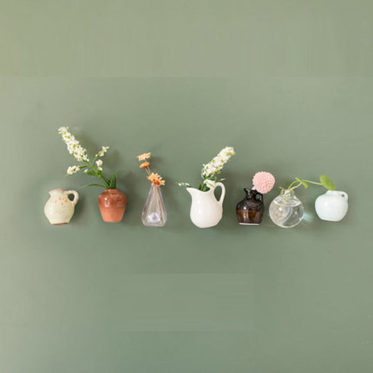🌺LAST DAY PROMOTION -50% OFF🌺Mini Ceramic Vase Fridge Magnet✨