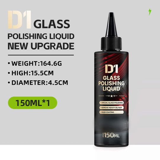 ✨Limited Time Special Price !!✨Auto Glass Scratch Care Polishing Fluid With Polishing Sponge