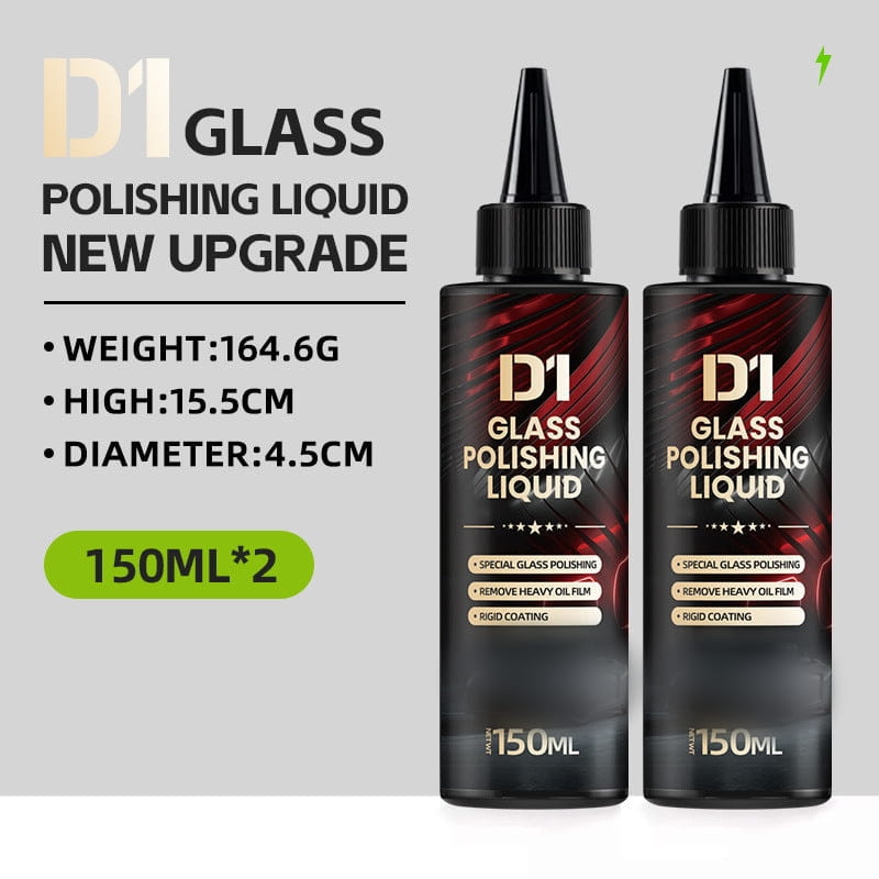 ✨Limited Time Special Price !!✨Auto Glass Scratch Care Polishing Fluid With Polishing Sponge