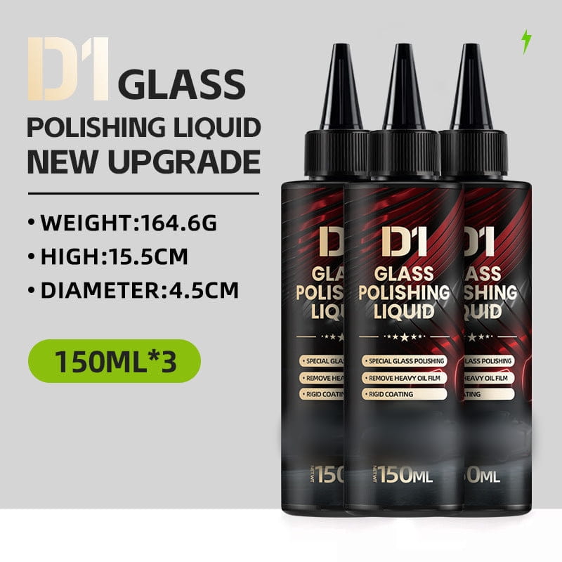 ✨Limited Time Special Price !!✨Auto Glass Scratch Care Polishing Fluid With Polishing Sponge