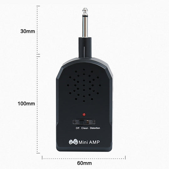 🔥 Mini Guitar Amp Pro 🎸 30W HD Sound 🔊20H Playtime 🔋Busking Ready 🌆