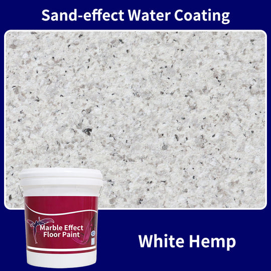 High-Gloss Epoxy Marble-Effect Floor Coating – Scratch-Resistant, Water-Based, DIY