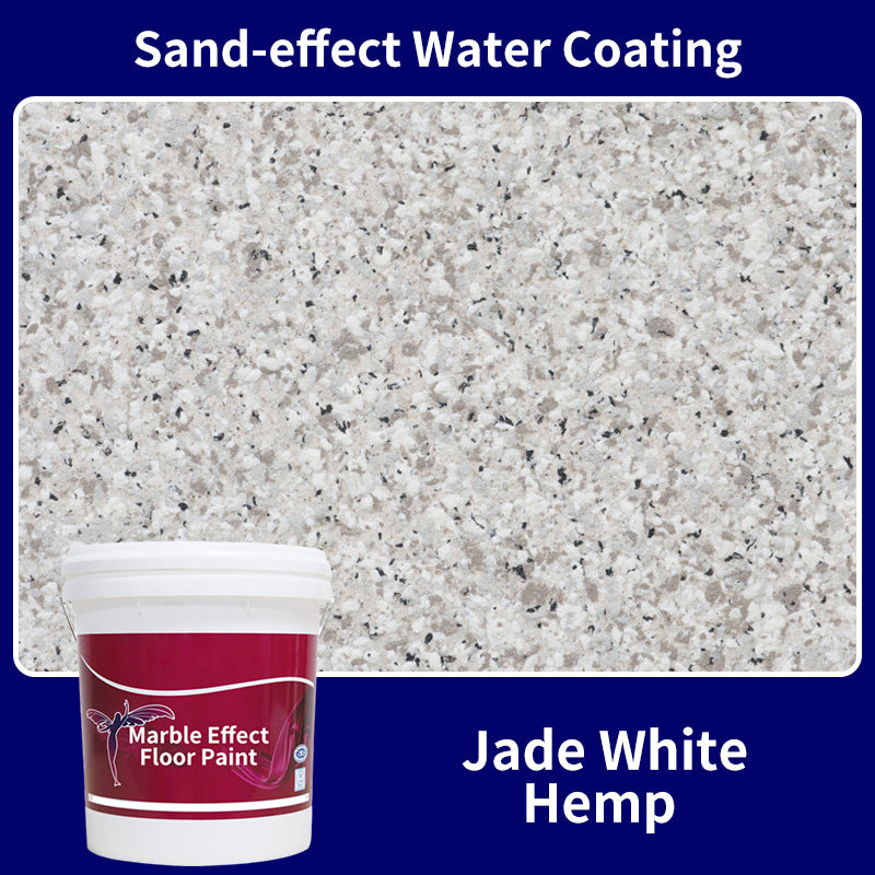 High-Gloss Epoxy Marble-Effect Floor Coating – Scratch-Resistant, Water-Based, DIY