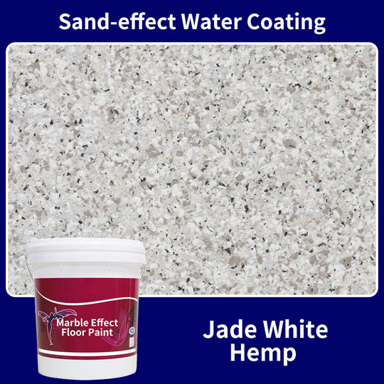High-Gloss Epoxy Marble-Effect Floor Coating – Scratch-Resistant, Water-Based, DIY