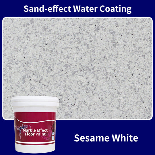 High-Gloss Epoxy Marble-Effect Floor Coating – Scratch-Resistant, Water-Based, DIY