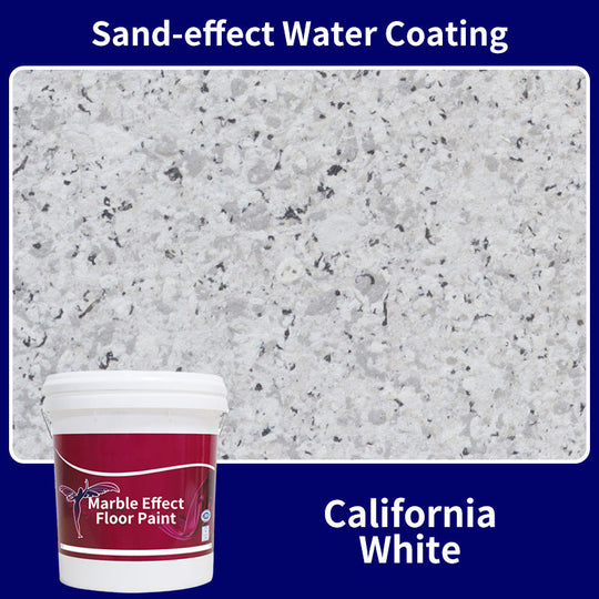 High-Gloss Epoxy Marble-Effect Floor Coating – Scratch-Resistant, Water-Based, DIY