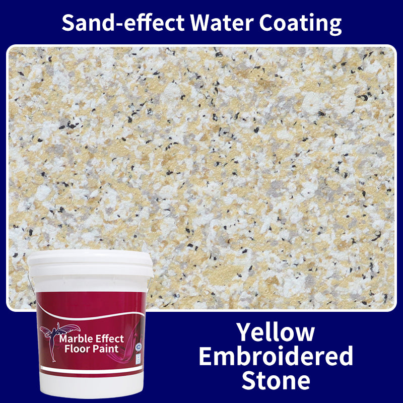 High-Gloss Epoxy Marble-Effect Floor Coating – Scratch-Resistant, Water-Based, DIY