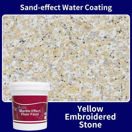High-Gloss Epoxy Marble-Effect Floor Coating – Scratch-Resistant, Water-Based, DIY