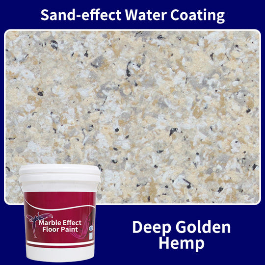 High-Gloss Epoxy Marble-Effect Floor Coating – Scratch-Resistant, Water-Based, DIY