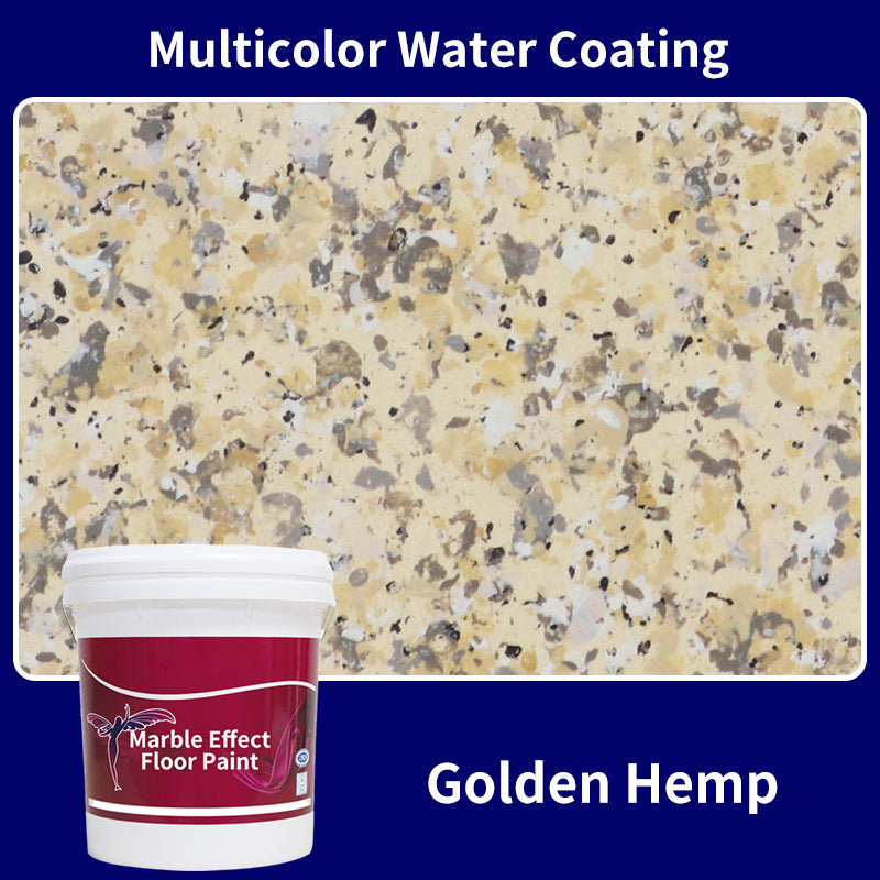 High-Gloss Epoxy Marble-Effect Floor Coating – Scratch-Resistant, Water-Based, DIY