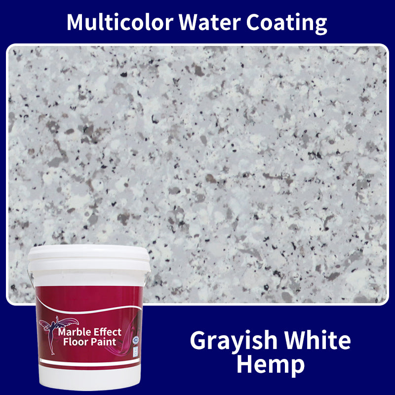 High-Gloss Epoxy Marble-Effect Floor Coating – Scratch-Resistant, Water-Based, DIY