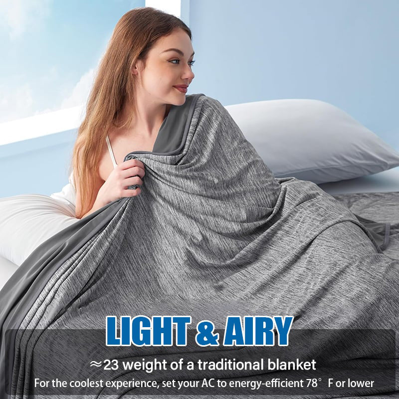 ✨Summer Limited Promotion UP TO 50% OFF!!🍃Cooling Blanket for Hot Sleepers - Summer Must Have🎁