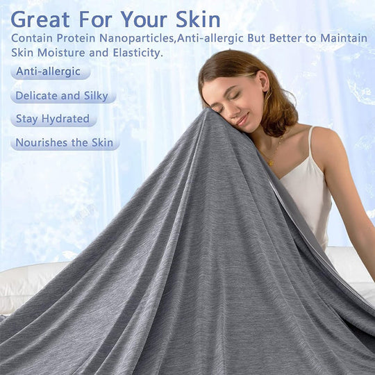 ✨Summer Limited Promotion UP TO 50% OFF!!🍃Cooling Blanket for Hot Sleepers - Summer Must Have🎁