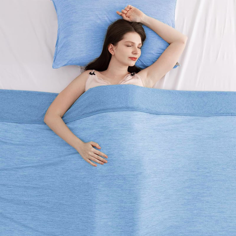 ✨Summer Limited Promotion UP TO 50% OFF!!🍃Cooling Blanket for Hot Sleepers - Summer Must Have🎁